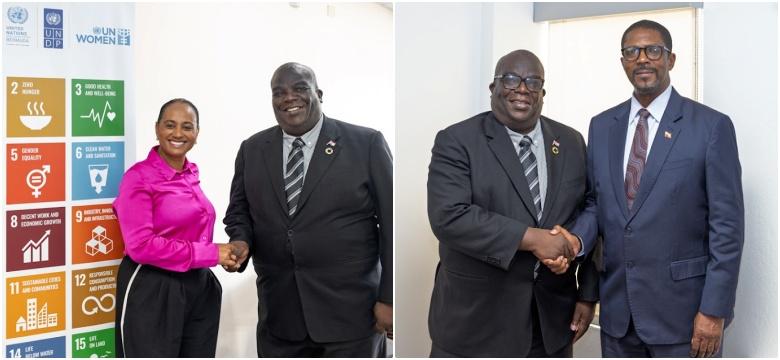 UN Visit with Min Furbert and Weeks